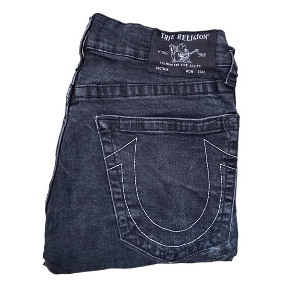 True Religion Jeans Size 34 GENO Black - Picture 1 of 5